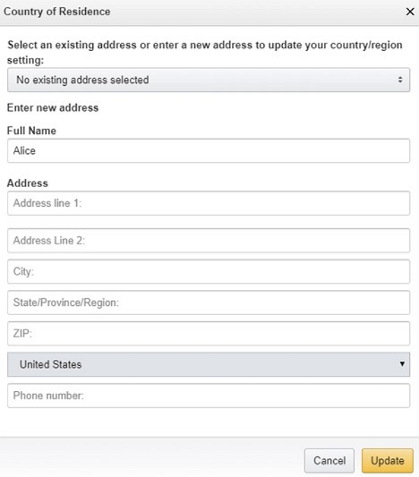 国/地域設定 | Kindleでページの位置情報を変更する方法